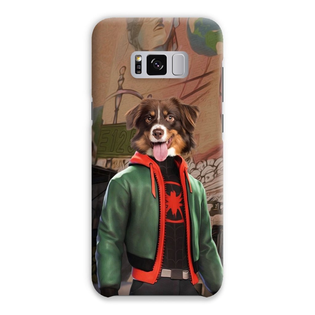 Pet Portraits | Miles Morales (Marvel Inspired): Custom Pet Phone Case | Paw & Glory