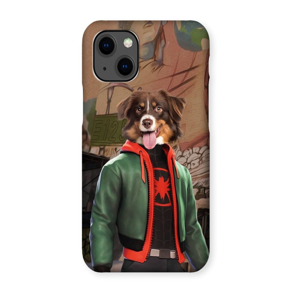 Pet Portraits | Miles Morales (Marvel Inspired): Custom Pet Phone Case | Paw & Glory