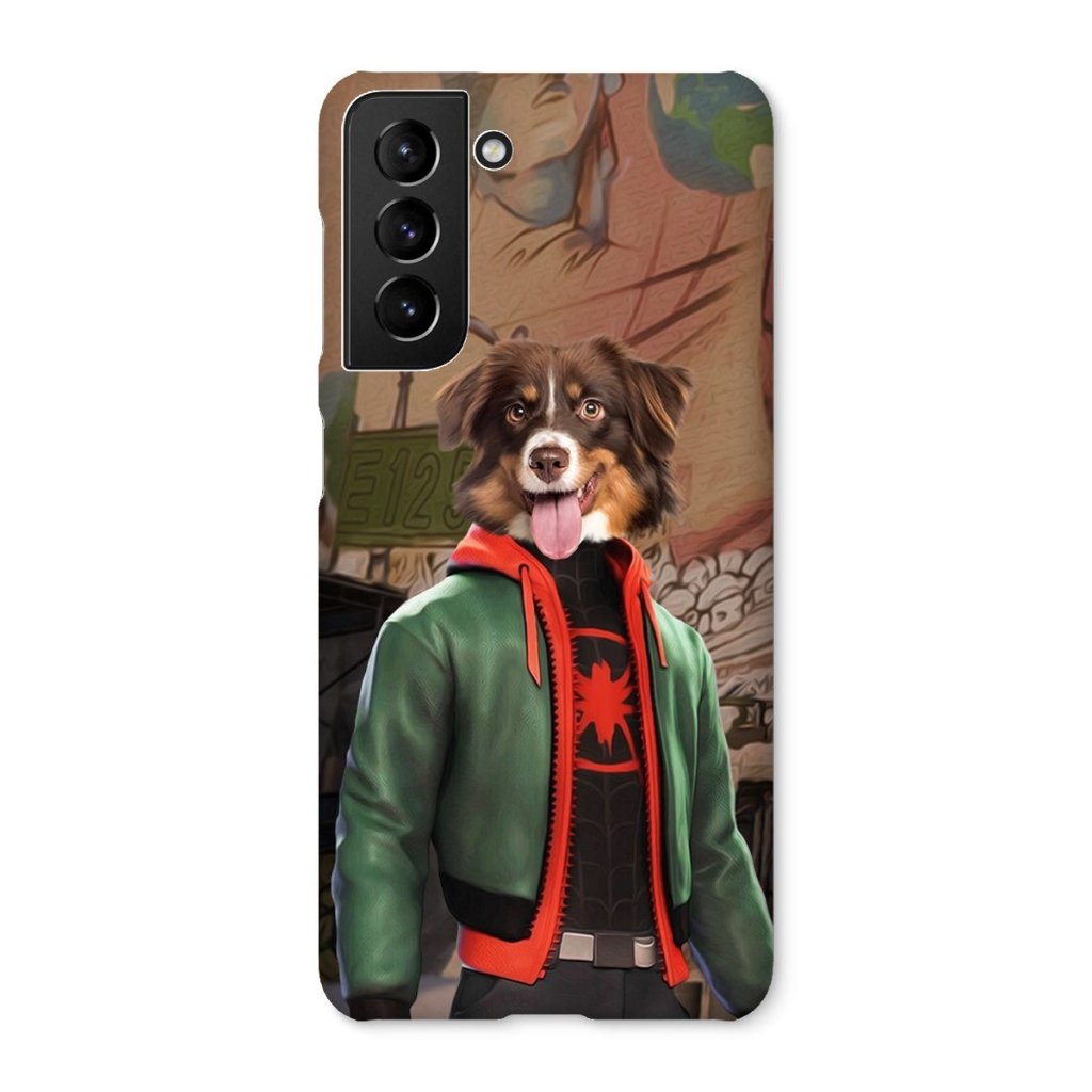 Pet Portraits | Miles Morales (Marvel Inspired): Custom Pet Phone Case | Paw & Glory