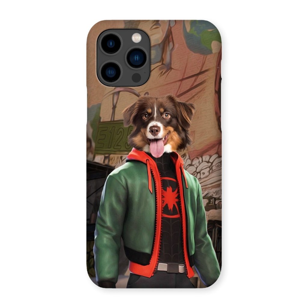 Pet Portraits | Miles Morales (Marvel Inspired): Custom Pet Phone Case | Paw & Glory
