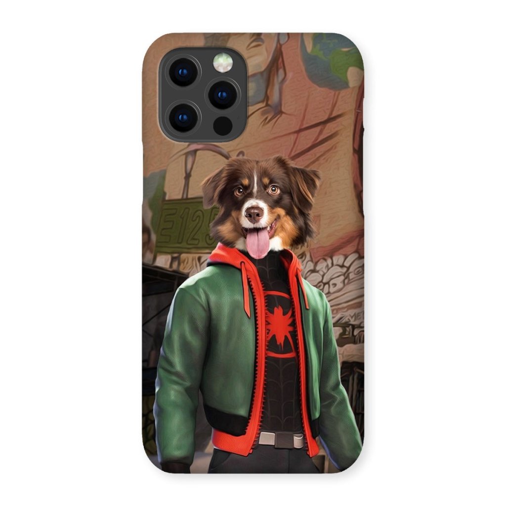 Pet Portraits | Miles Morales (Marvel Inspired): Custom Pet Phone Case | Paw & Glory