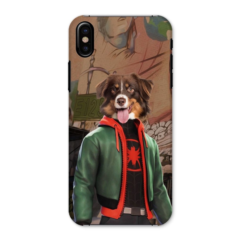 Pet Portraits | Miles Morales (Marvel Inspired): Custom Pet Phone Case | Paw & Glory