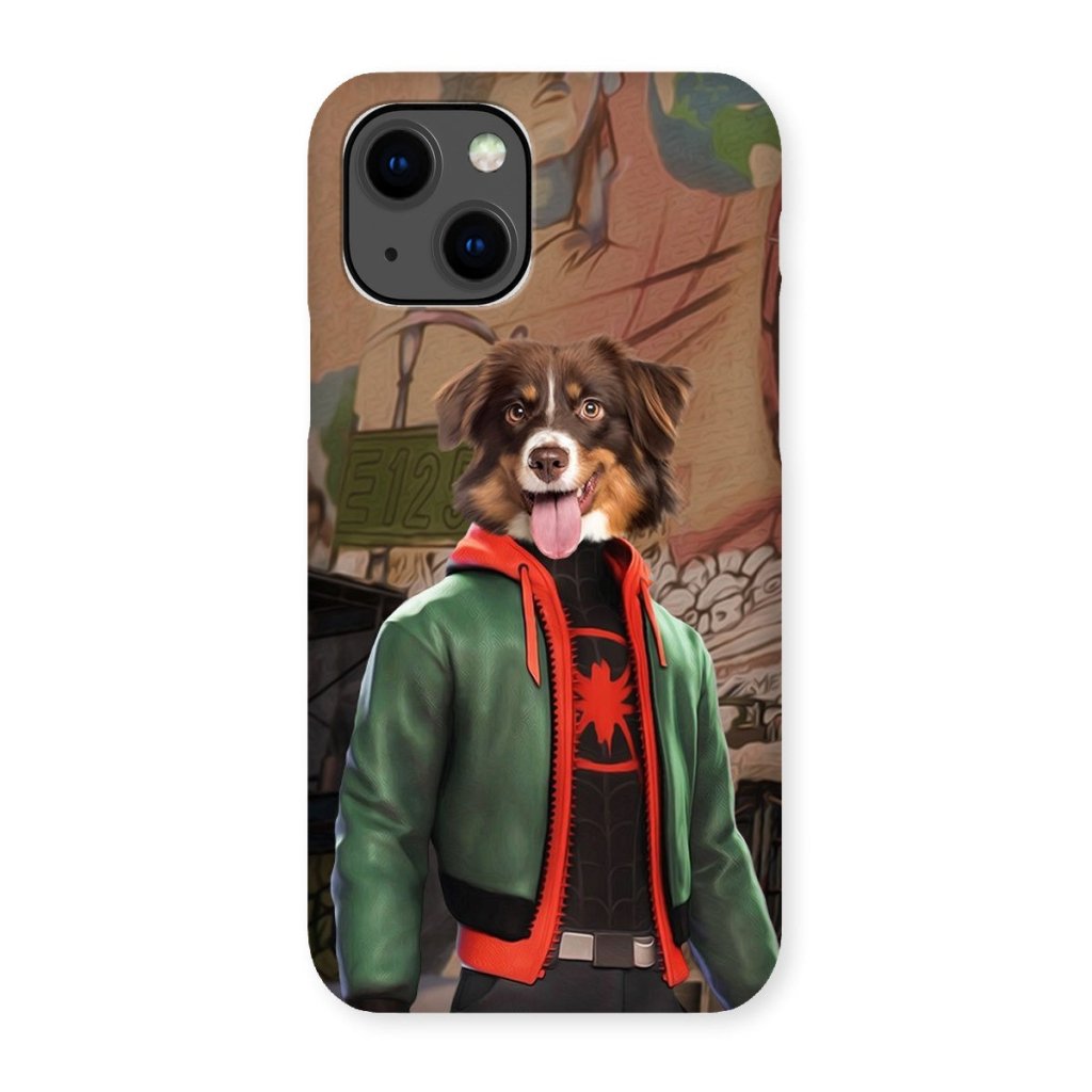 Pet Portraits | Miles Morales (Marvel Inspired): Custom Pet Phone Case | Paw & Glory