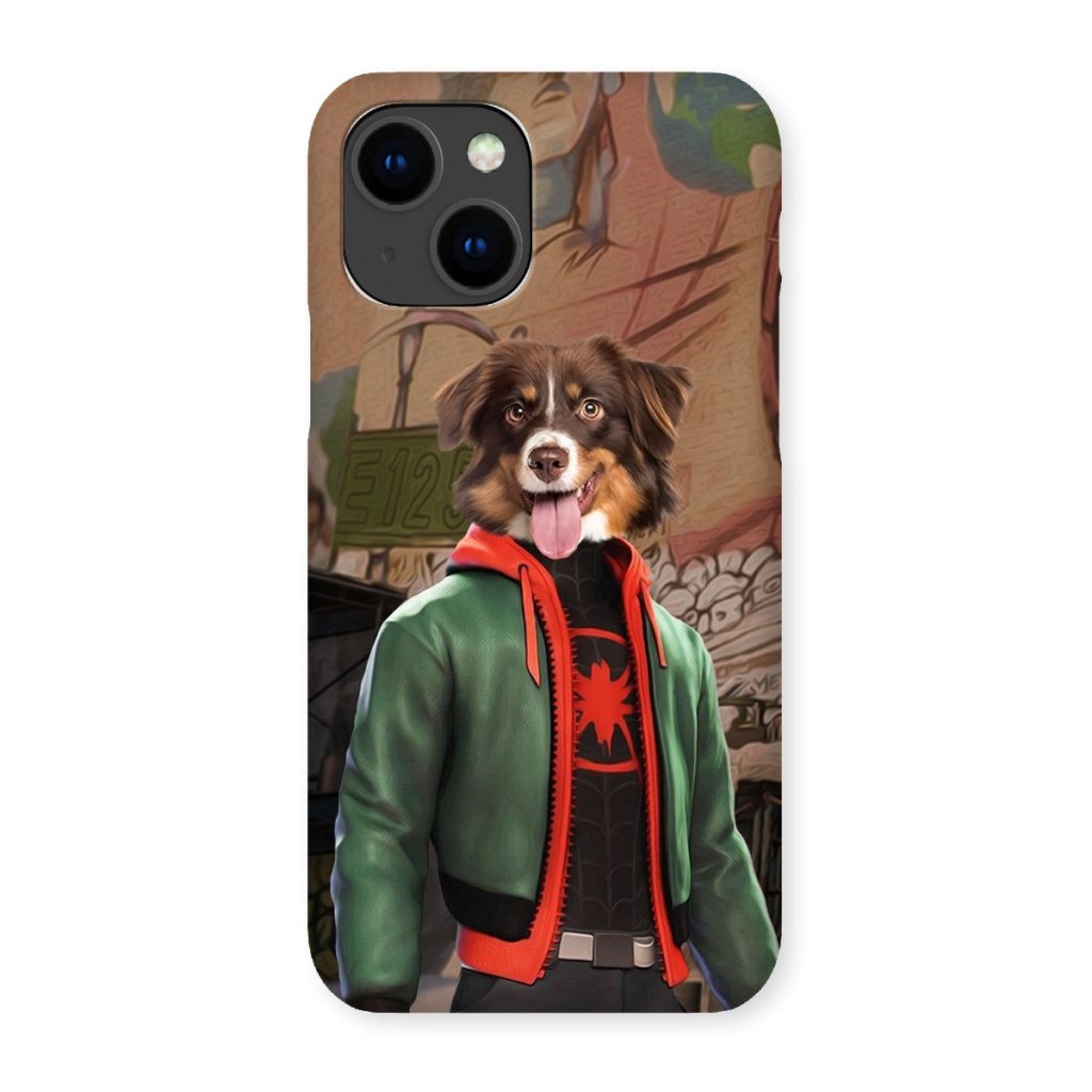Pet Portraits | Miles Morales (Marvel Inspired): Custom Pet Phone Case | Paw & Glory