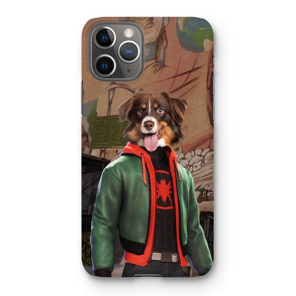 Pet Portraits | Miles Morales (Marvel Inspired): Custom Pet Phone Case | Paw & Glory