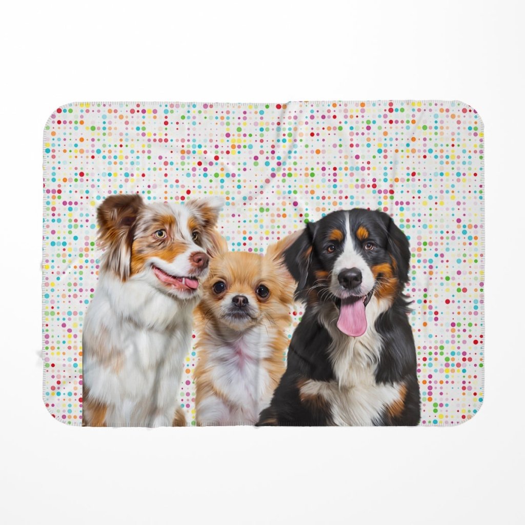 Pet Portraits | Minimalist: Custom Pet Blanket | Paw & Glory