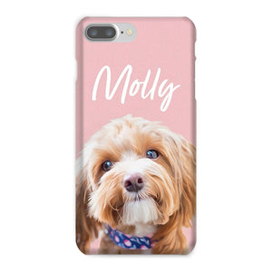 Minimalist: Custom Pet Phone Case - Paw & Glory - Dog Portraits - Pet Portraits