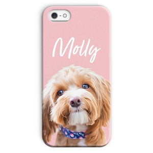 Minimalist: Custom Pet Phone Case - Paw & Glory - Dog Portraits - Pet Portraits