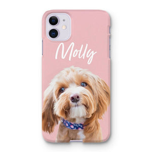 Minimalist: Custom Pet Phone Case - Paw & Glory - Dog Portraits - Pet Portraits