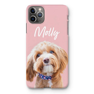 Minimalist: Custom Pet Phone Case - Paw & Glory - Dog Portraits - Pet Portraits