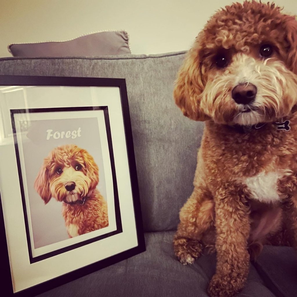 Pet Portraits | Minimalist: Custom Pet Portrait | Paw & Glory