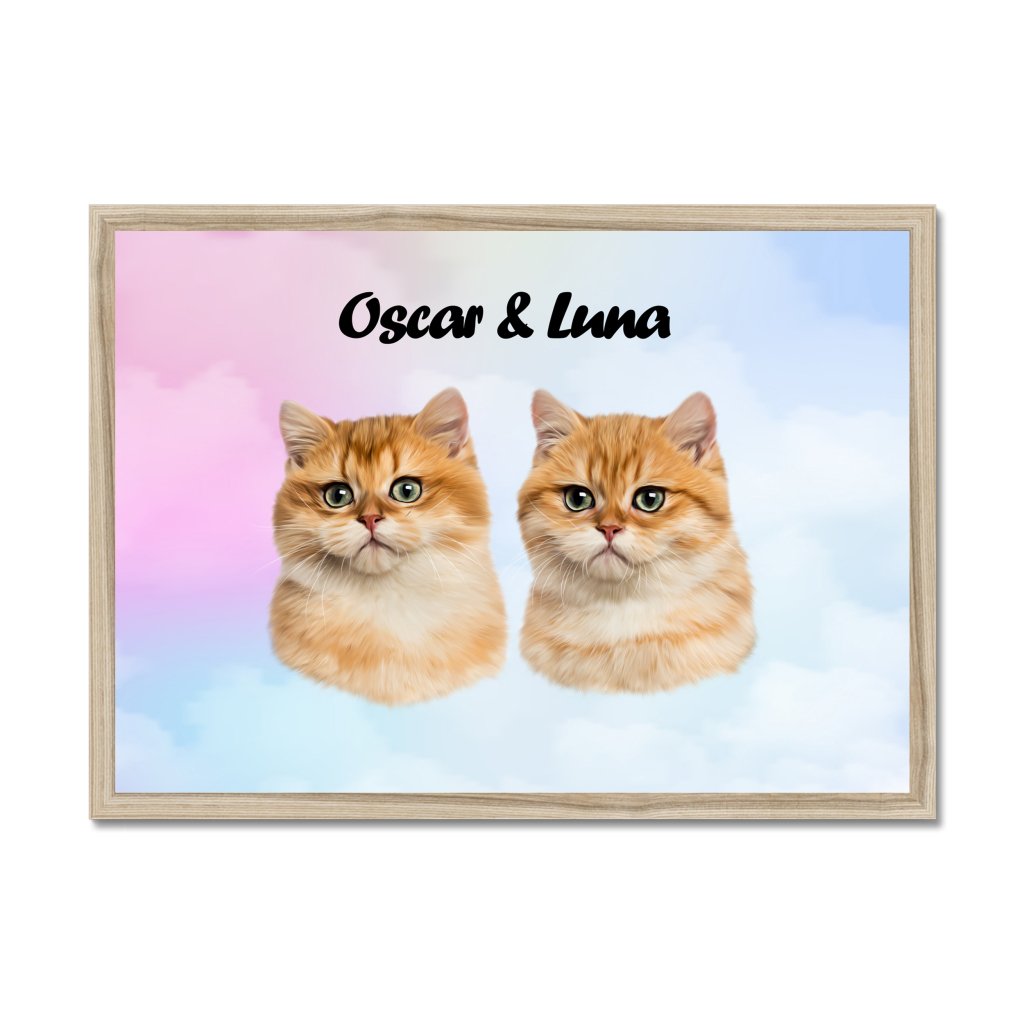 Minimalist: Custom Pet Portrait - Paw & Glory - Dog Portraits - Pet Portraits