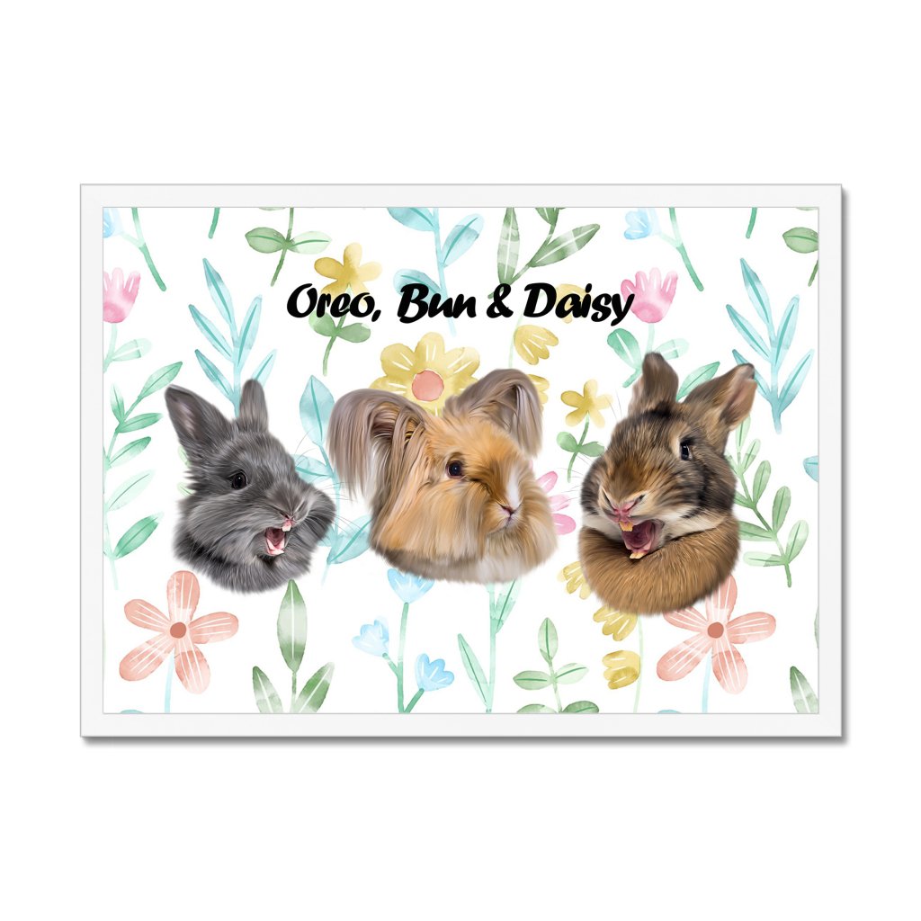 Pet Portraits | Minimalist: Custom Pet Portrait | Paw & Glory