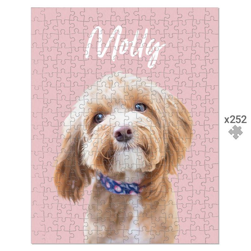Pet Portraits | Minimalist: Custom Pet Puzzle | Paw & Glory