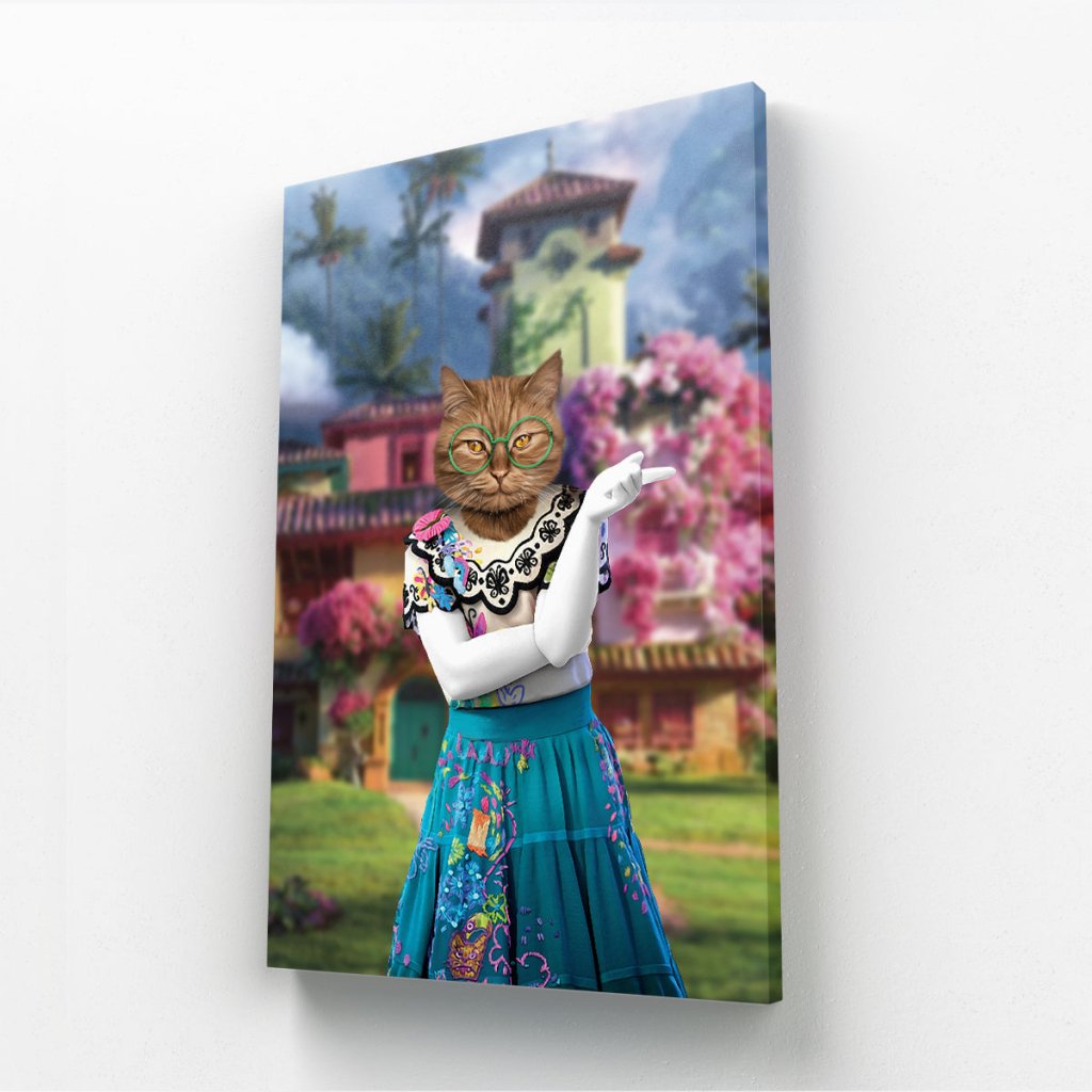 Pet Portraits | Mirabel (Encanto Inspired): Custom Pet Canvas | Paw & Glory
