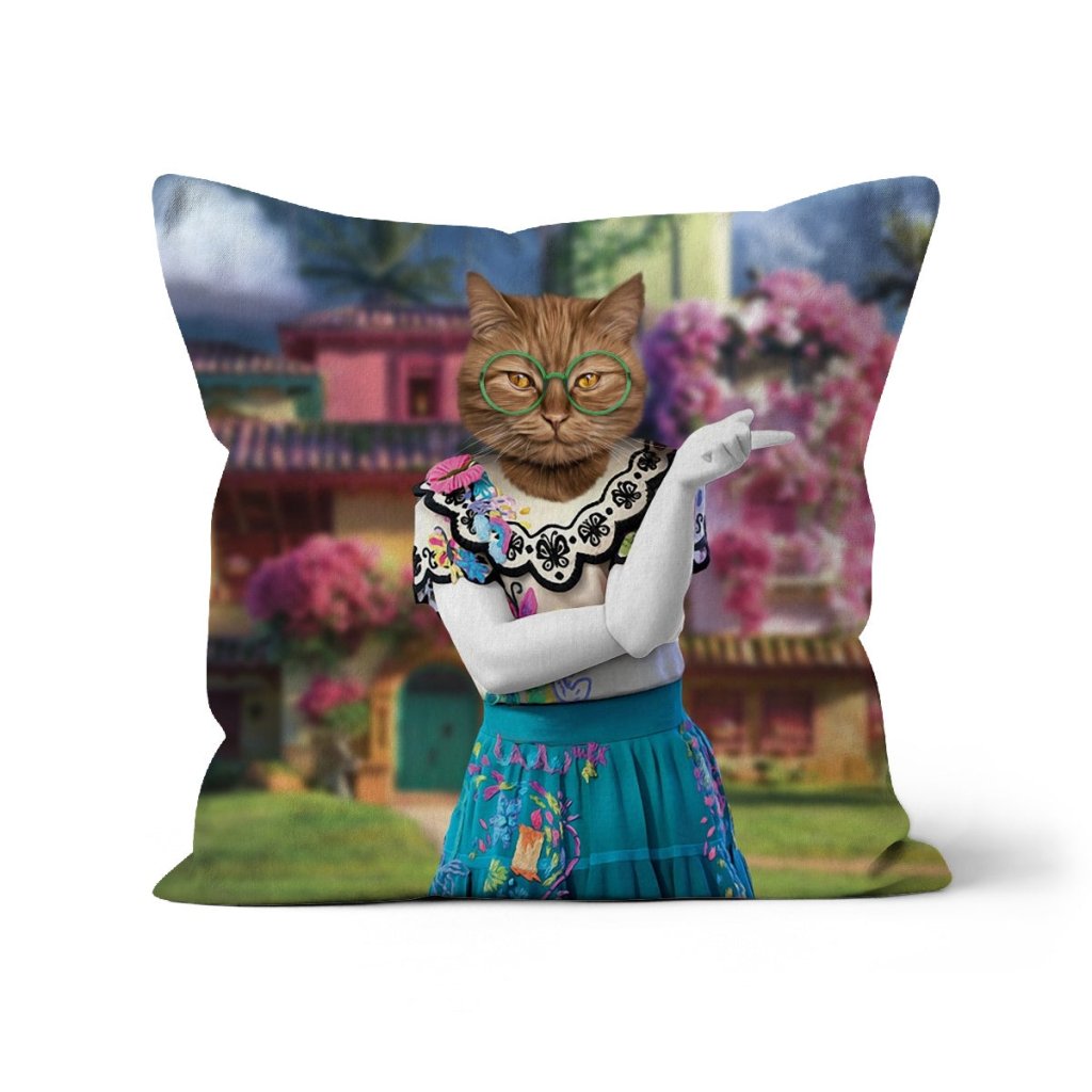 Pet Portraits | Mirabel (Encanto Inspired): Custom Pet Pillow | Paw & Glory