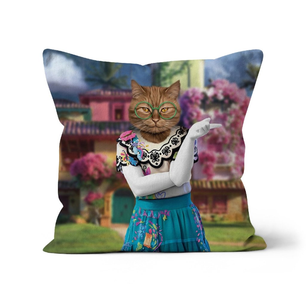 Pet Portraits | Mirabel (Encanto Inspired): Custom Pet Pillow | Paw & Glory