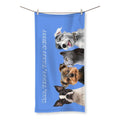 Modern: Custom Four Pet Towel (Half Body)