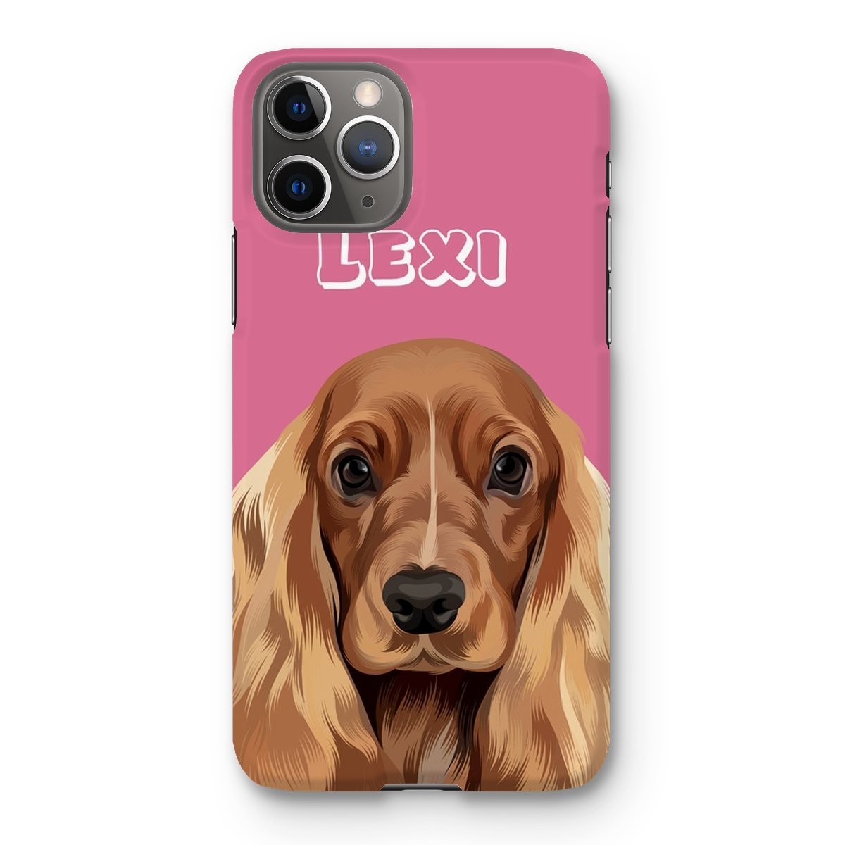 Pet Portraits | Modern: Custom One Pet Phone Case (Half Body) | Paw & Glory