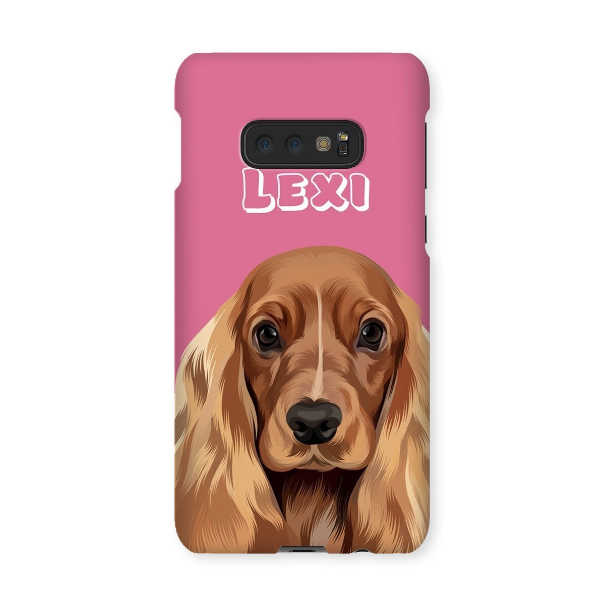 Pet Portraits | Modern: Custom One Pet Phone Case (Half Body) | Paw & Glory