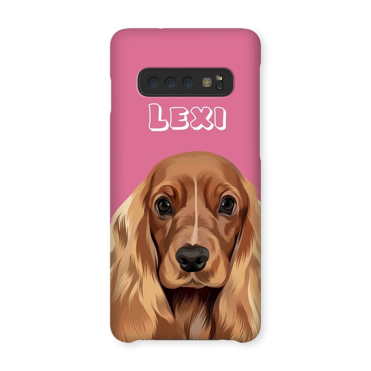 Pet Portraits | Modern: Custom One Pet Phone Case (Half Body) | Paw & Glory