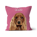 Modern: Custom One Pet Pillow (Half Body)