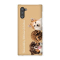 Modern: Custom Three Pet Phone Case (Half Body)