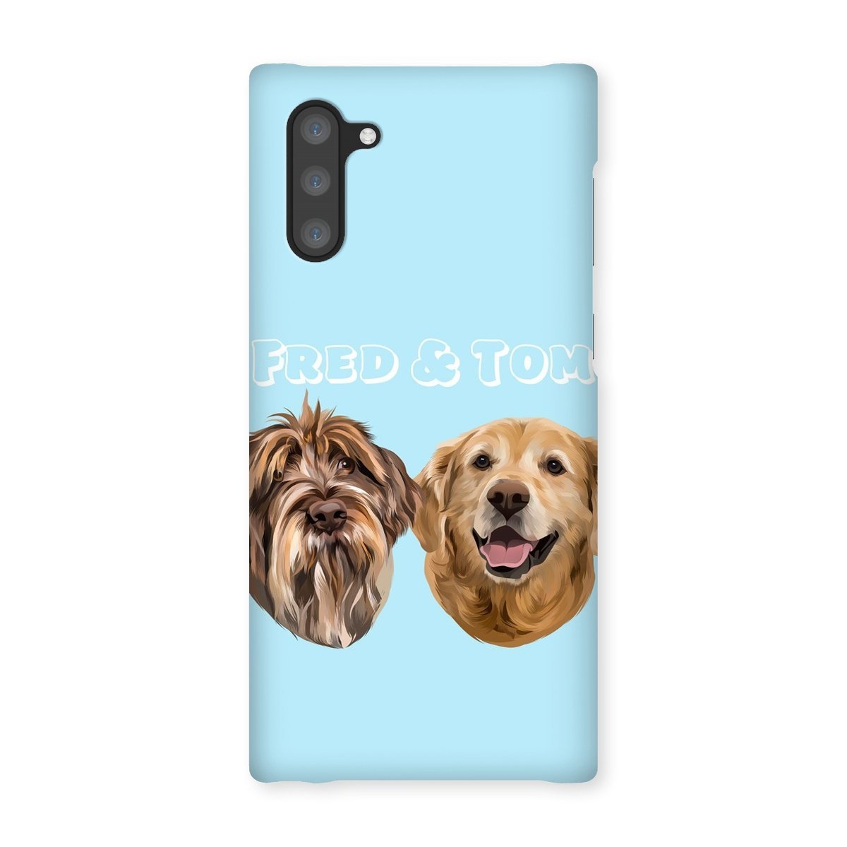 Pet Portraits | Modern: Custom Two Pet Phone Case | Paw & Glory