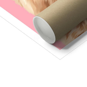 Modern: Custom Two Pet Poster (Half Body) - Paw & Glory - Dog Portraits - Pet Portraits