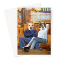 Monica & Chandler (Friends Inspired): Custom Pet Greeting Card
