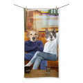 Apartment Couple: Custom Pet Towel