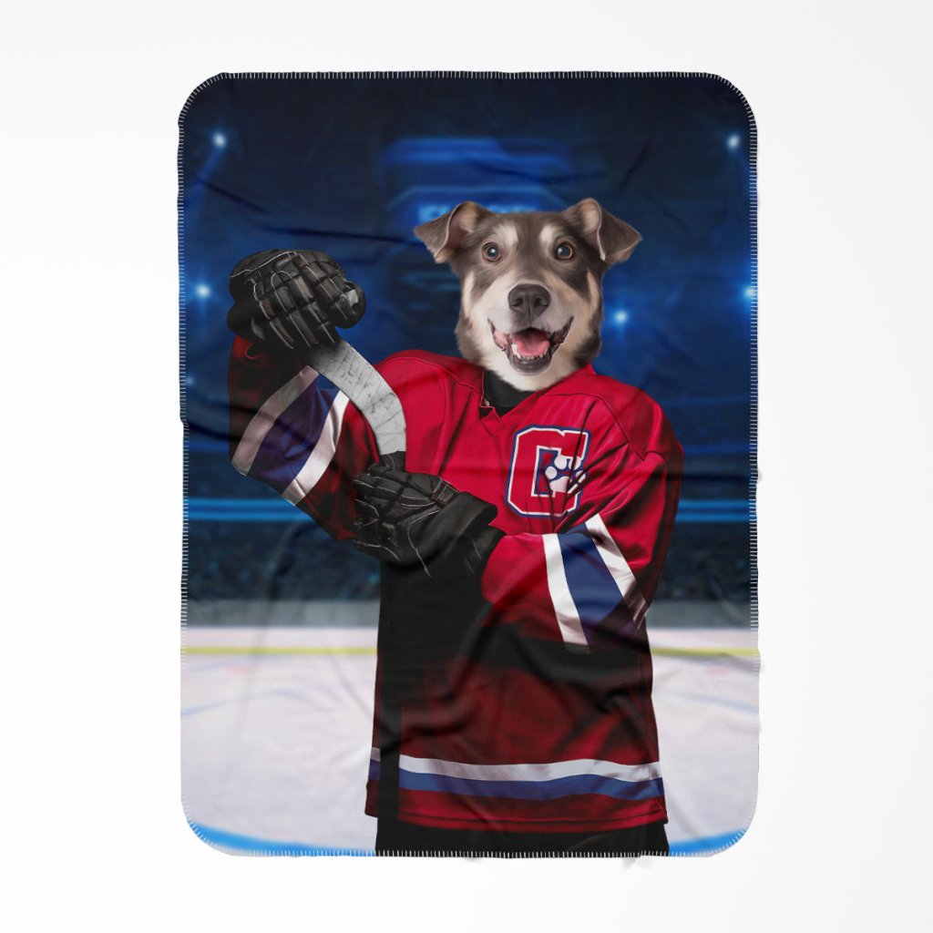 Pet Portraits | Montreal Pawnadiens: Custom Pet Blanket | Paw & Glory