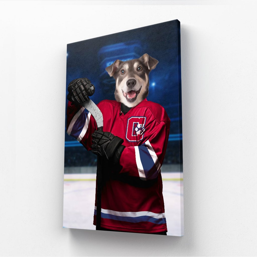 Pet Portraits | Montreal Pawnadiens: Custom Pet Canvas | Paw & Glory