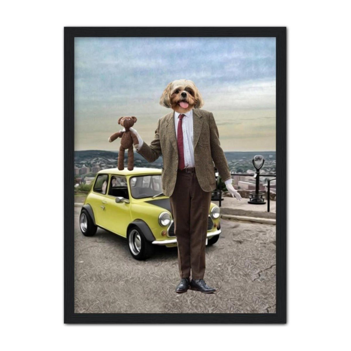 Pet Portraits | Mr Bean: Custom Pet Portrait | Paw & Glory