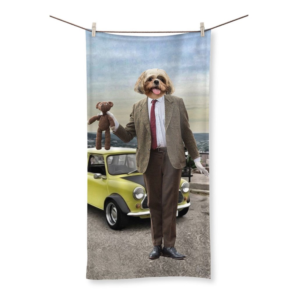 Pet Portraits | Mr Bean: Custom Pet Towel | Paw & Glory