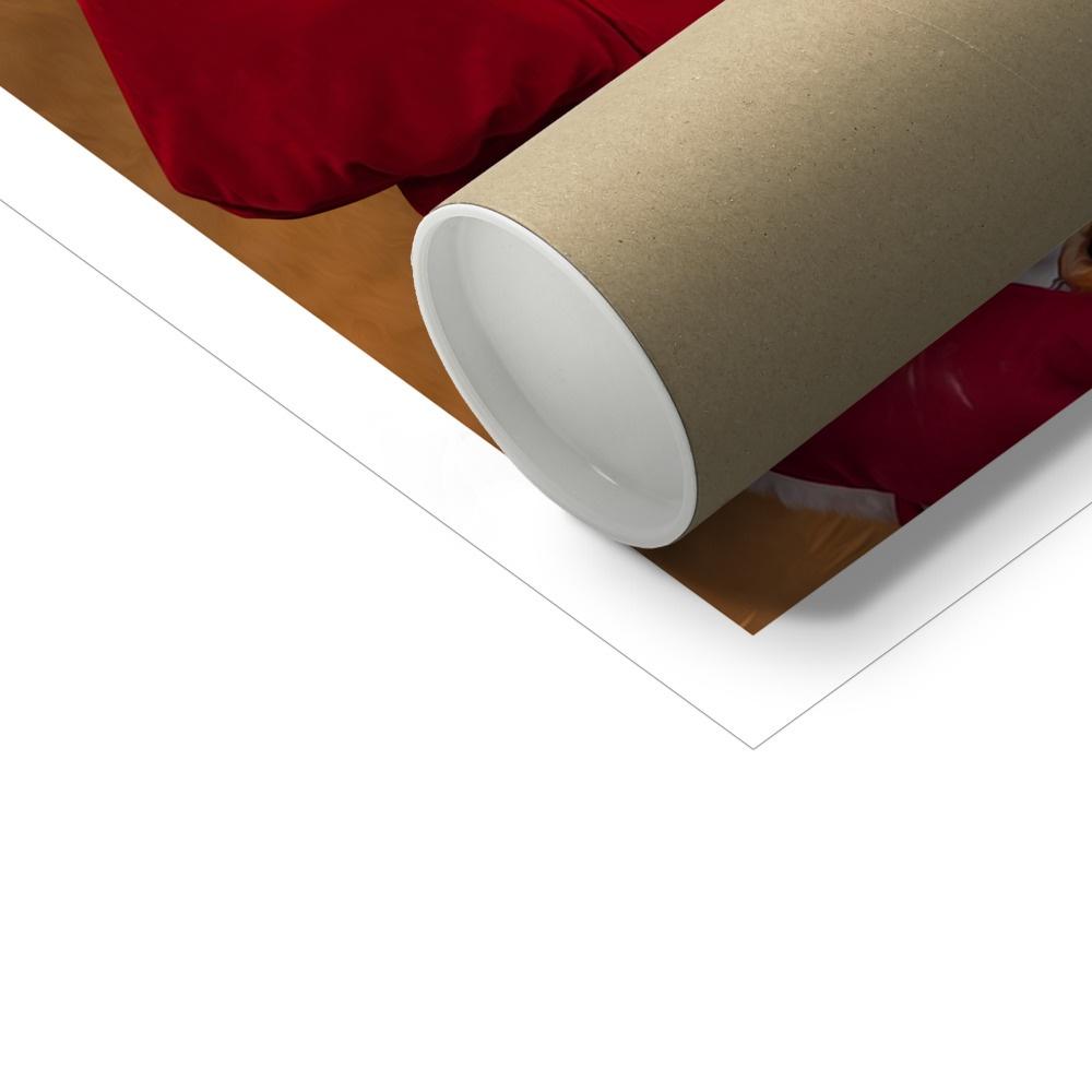 Pet Portraits | Mr & Mrs Claus: Custom Pet Poster | Paw & Glory