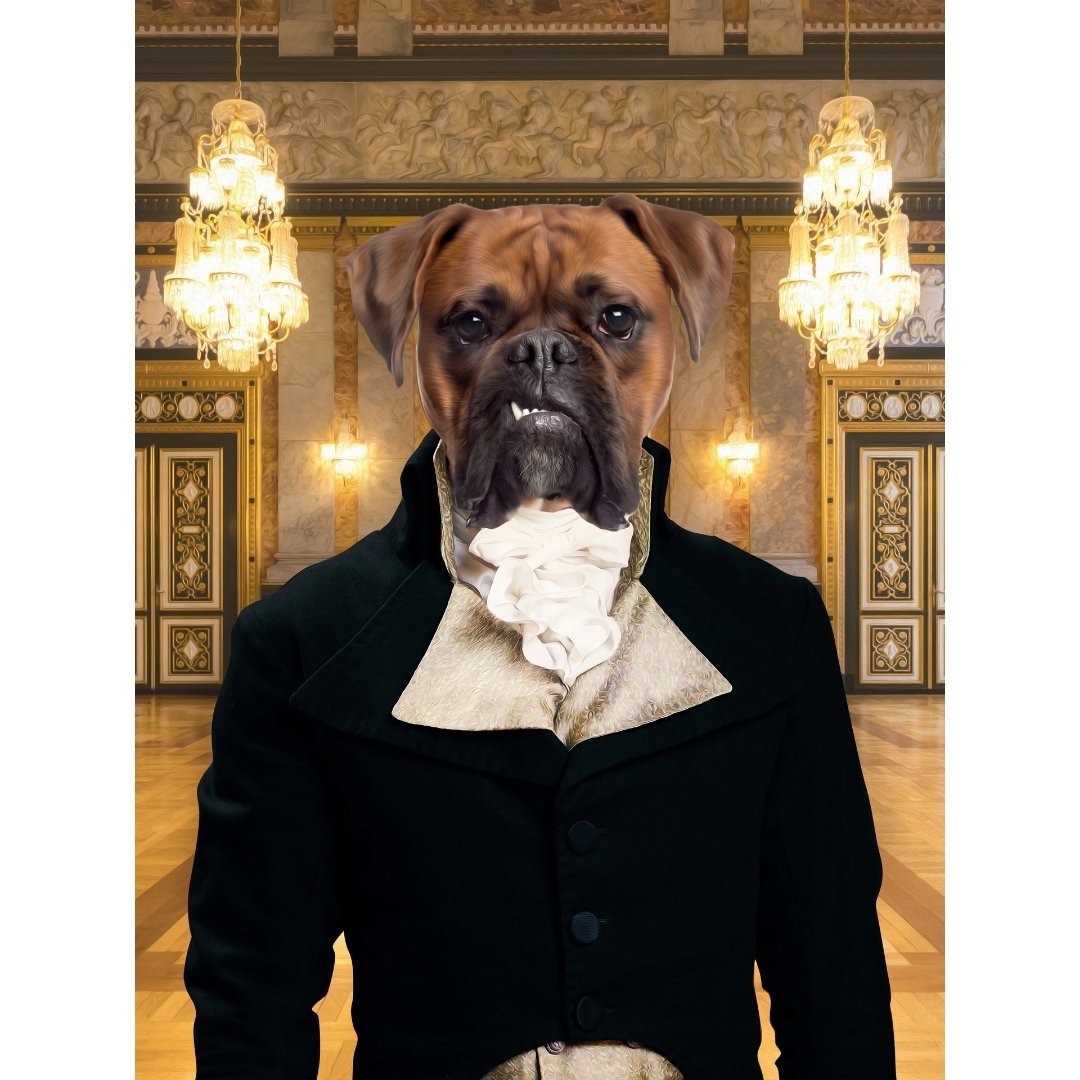 Regency Rival Custom Digital Download Pet Portrait | Paw & Glory