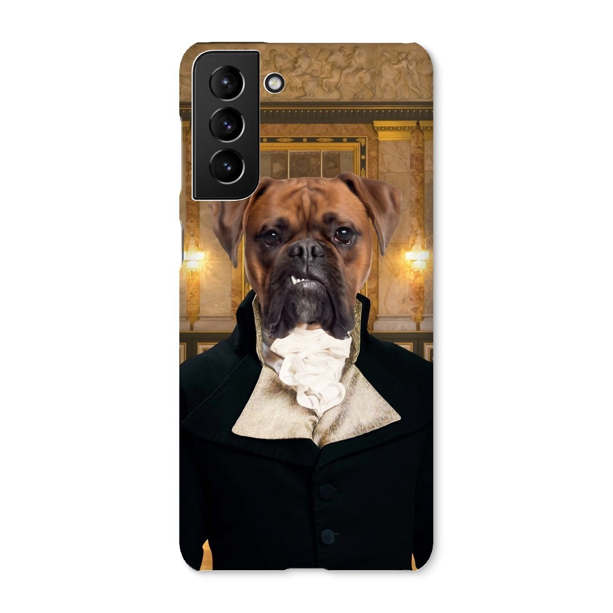 Pet Portraits | Mr Warleggan (Poldark Inspired): Custom Pet Phone Case | Paw & Glory