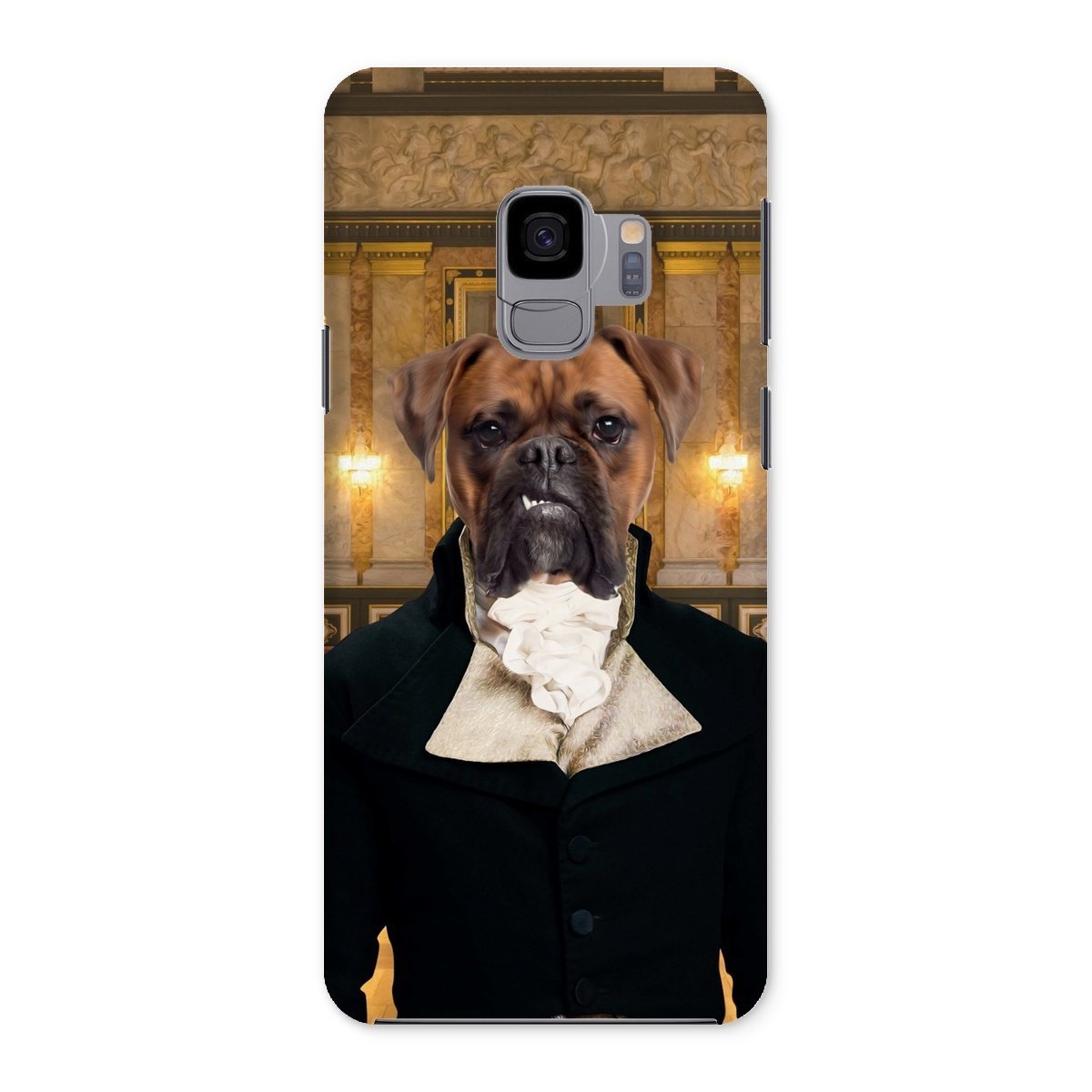 Pet Portraits | Mr Warleggan (Poldark Inspired): Custom Pet Phone Case | Paw & Glory