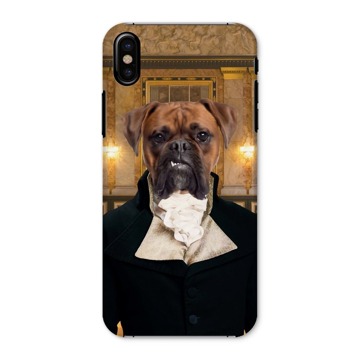Pet Portraits | Mr Warleggan (Poldark Inspired): Custom Pet Phone Case | Paw & Glory