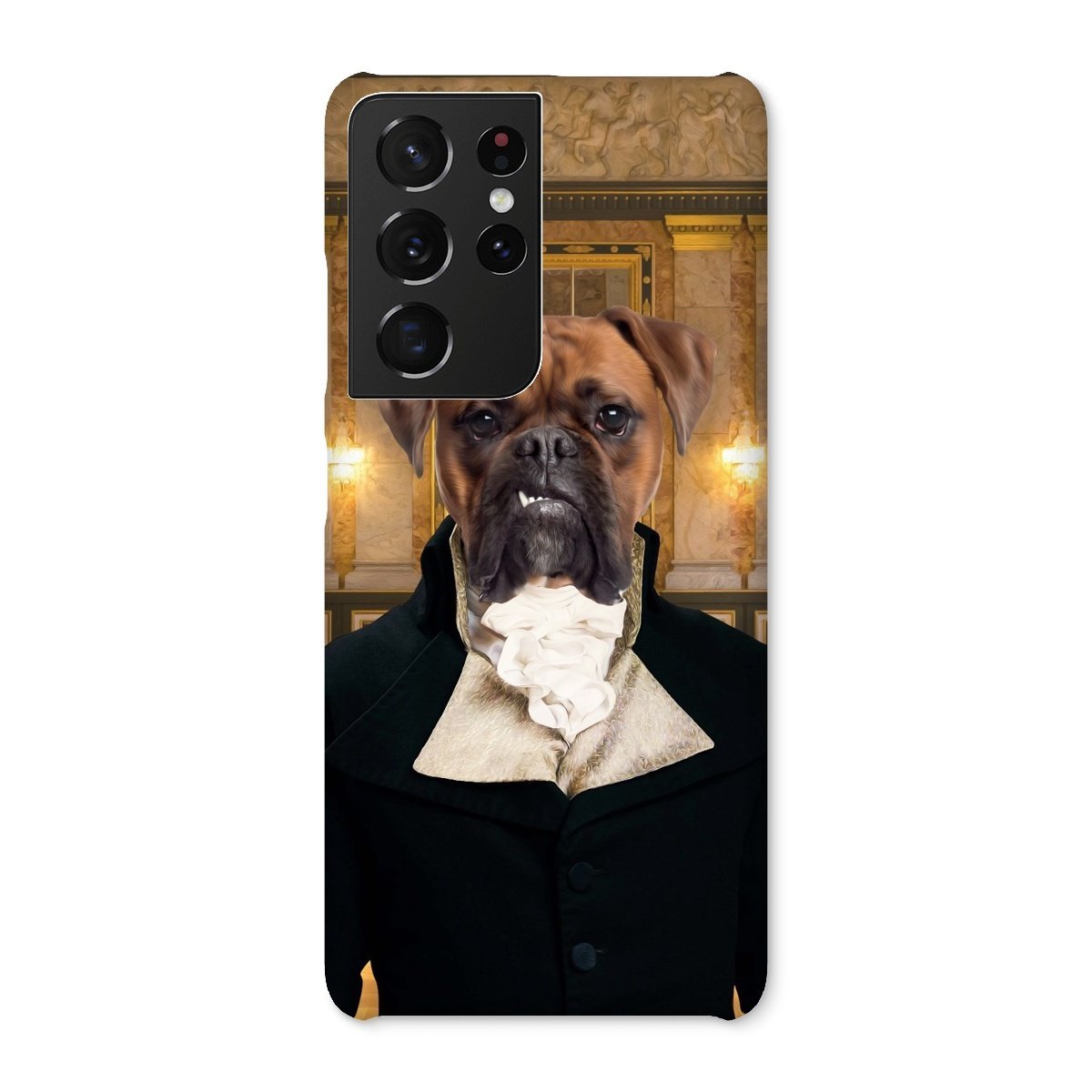 Pet Portraits | Mr Warleggan (Poldark Inspired): Custom Pet Phone Case | Paw & Glory