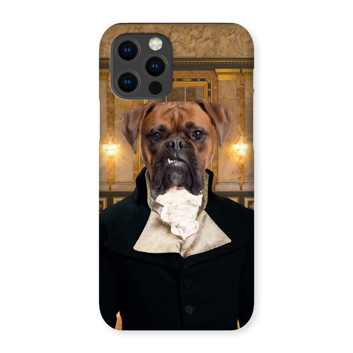 Pet Portraits | Mr Warleggan (Poldark Inspired): Custom Pet Phone Case | Paw & Glory