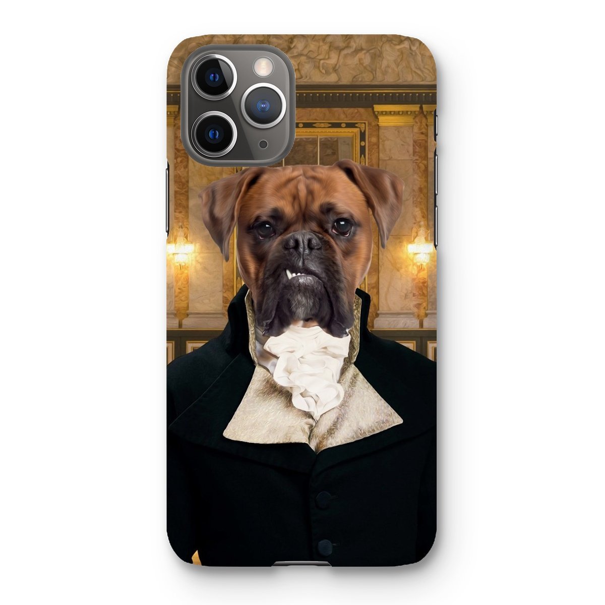 Pet Portraits | Mr Warleggan (Poldark Inspired): Custom Pet Phone Case | Paw & Glory