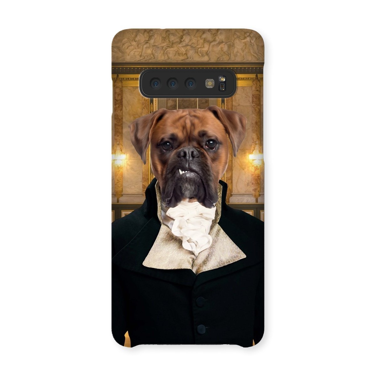 Pet Portraits | Mr Warleggan (Poldark Inspired): Custom Pet Phone Case | Paw & Glory