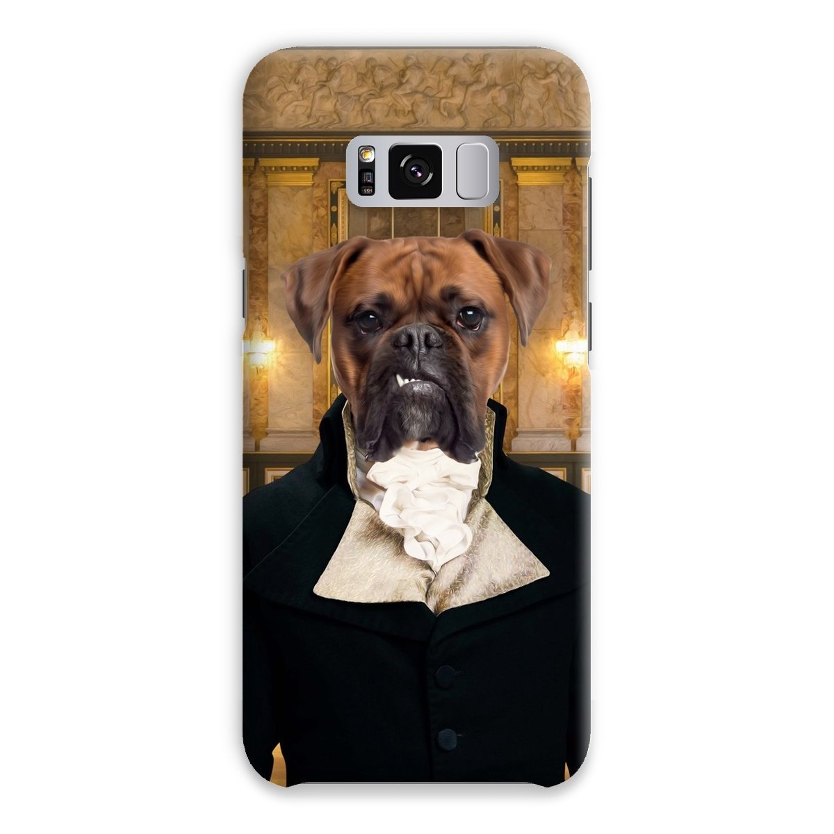 Pet Portraits | Mr Warleggan (Poldark Inspired): Custom Pet Phone Case | Paw & Glory