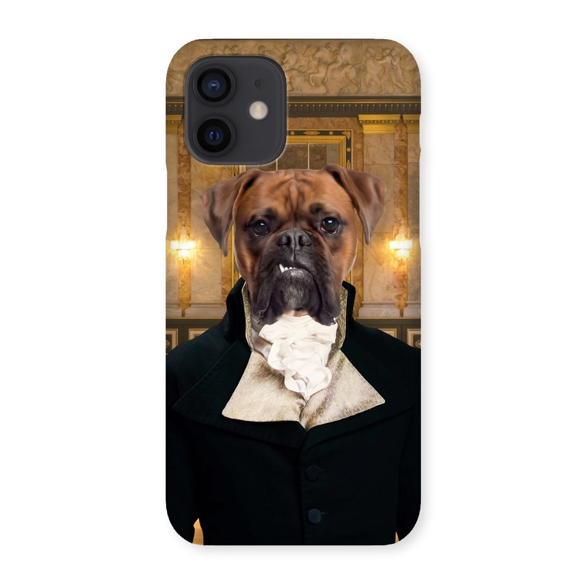 Pet Portraits | Mr Warleggan (Poldark Inspired): Custom Pet Phone Case | Paw & Glory