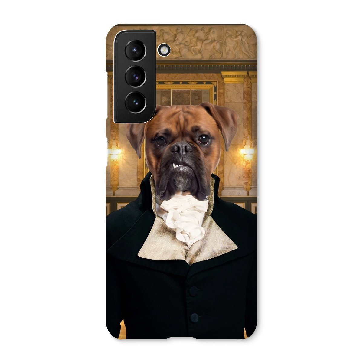 Pet Portraits | Mr Warleggan (Poldark Inspired): Custom Pet Phone Case | Paw & Glory