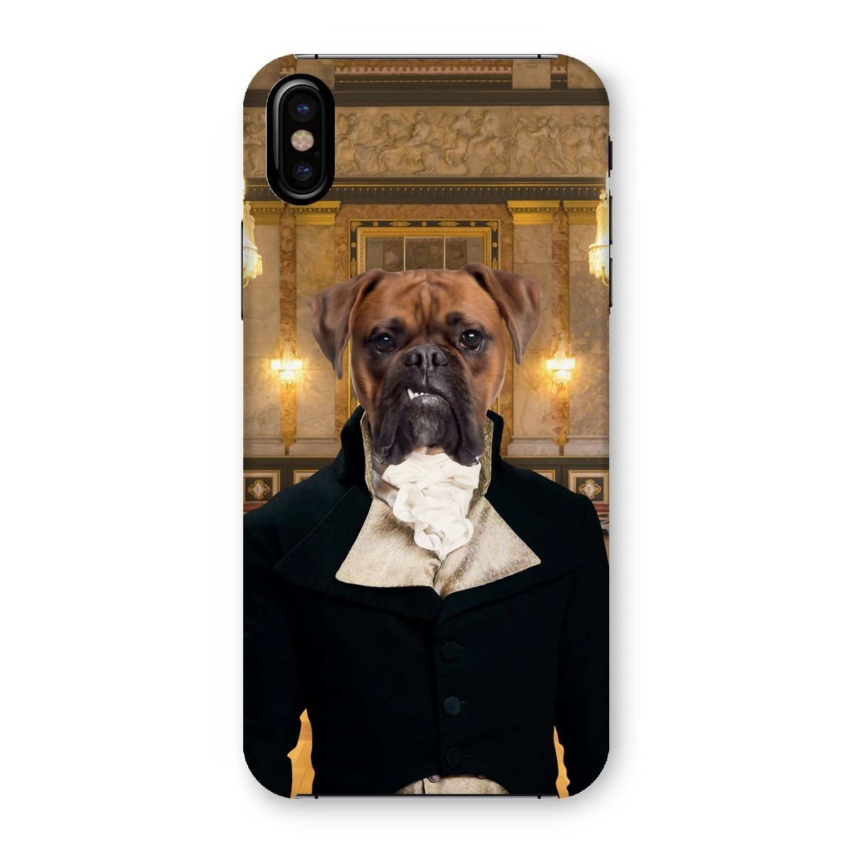 Pet Portraits | Mr Warleggan (Poldark Inspired): Custom Pet Phone Case | Paw & Glory