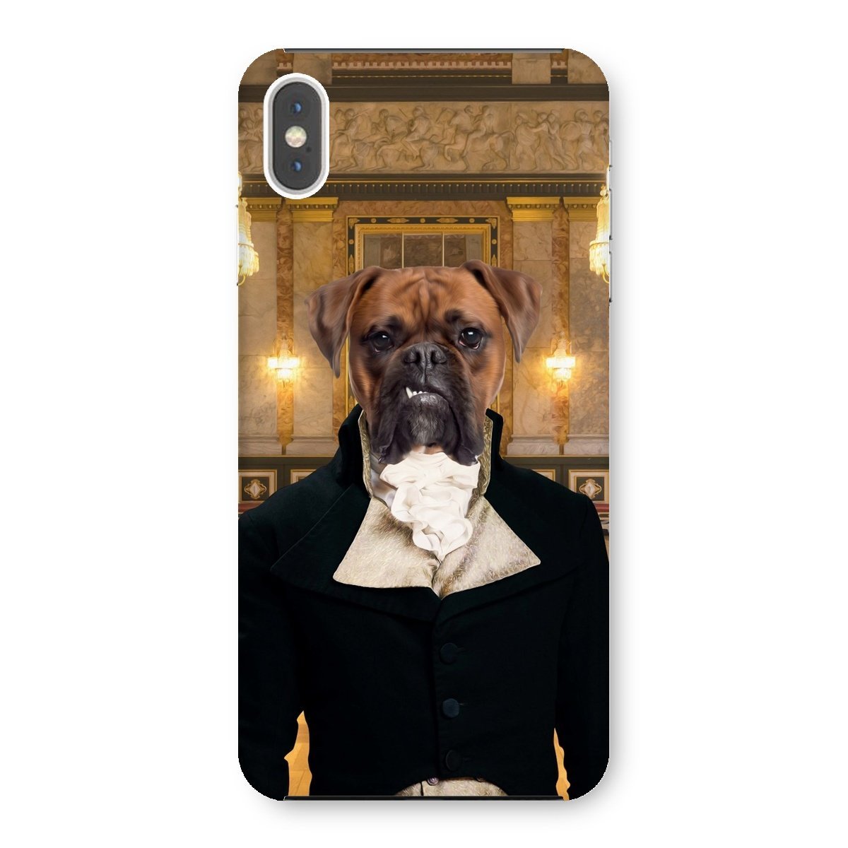 Pet Portraits | Mr Warleggan (Poldark Inspired): Custom Pet Phone Case | Paw & Glory