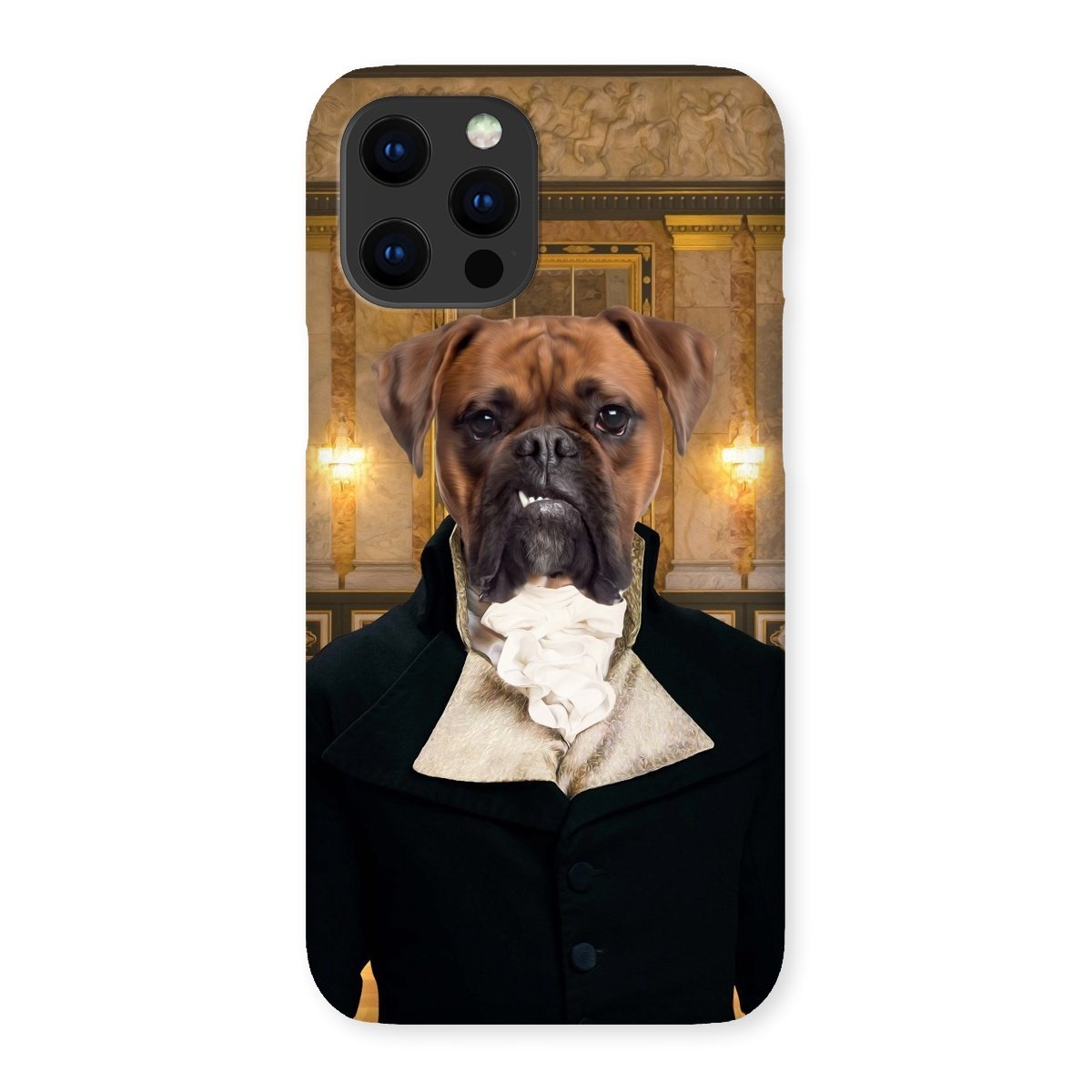 Pet Portraits | Mr Warleggan (Poldark Inspired): Custom Pet Phone Case | Paw & Glory